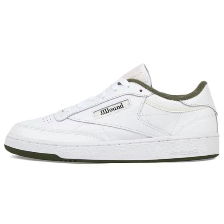 Reebok Club C JJJJound White Olive 4 Reebok Club C JJJJound White Olive