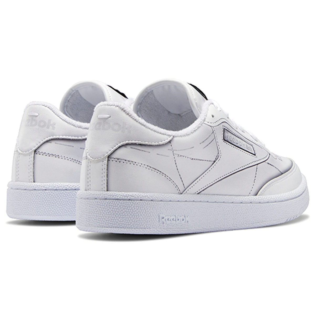 Reebok Club C Maison Margiela White 7 Reebok Club C Maison Margiela White