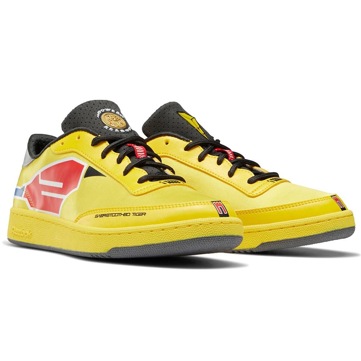 Reebok Club C Power Rangers Yellow 5 Reebok Club C Power Rangers Yellow