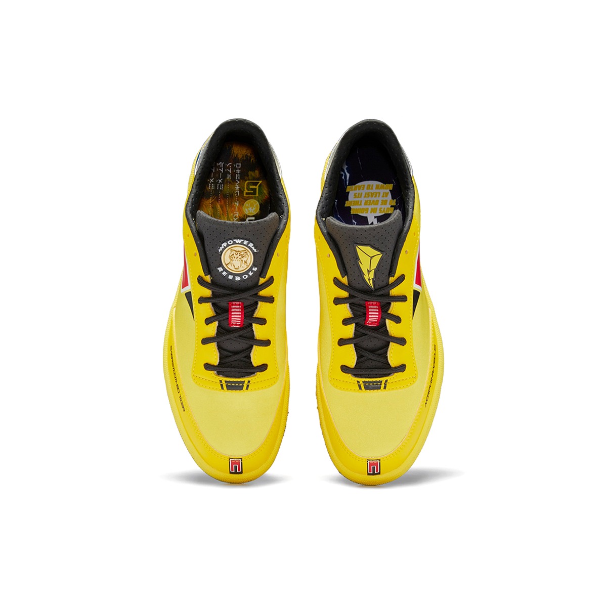 Reebok Club C Power Rangers Yellow 6 Reebok Club C Power Rangers Yellow