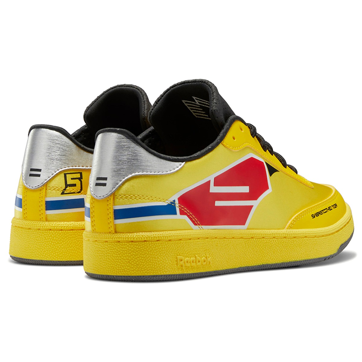Reebok Club C Power Rangers Yellow 7 Reebok Club C Power Rangers Yellow