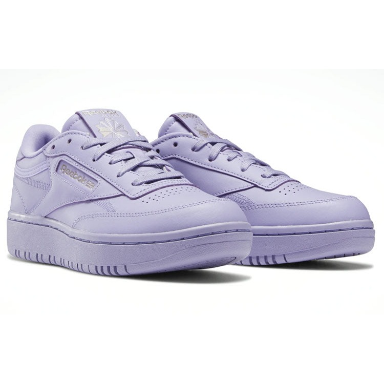 Reebok Coated Club C Double Cardi B Crisp Purple (Womens) 5 Reebok Coated Club C Double Cardi B Crisp Purple (Womens)