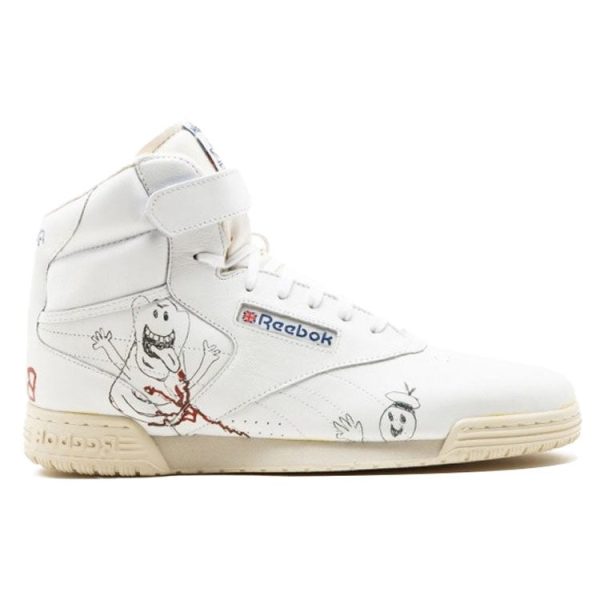 Reebok Ex-O-Fit Clean Hi Bait x Ghostbusters x Stranger Things Vintage