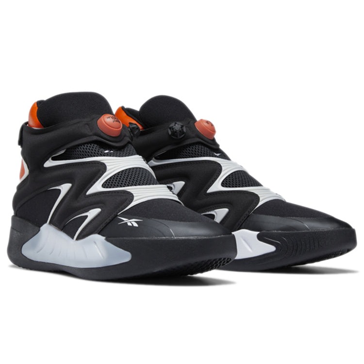 Reebok Instapump Fury Zone Black White Orange 5 Reebok Instapump Fury Zone Black White Orange