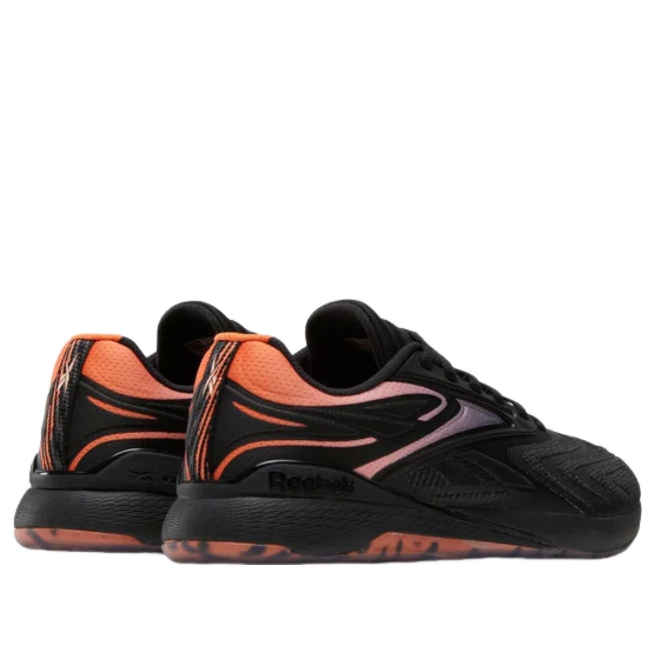 Reebok Nano X5 Edge Black Arena Orange Peach (Womens) 6 Reebok Nano X5 Edge Black Arena Orange Peach (Womens)