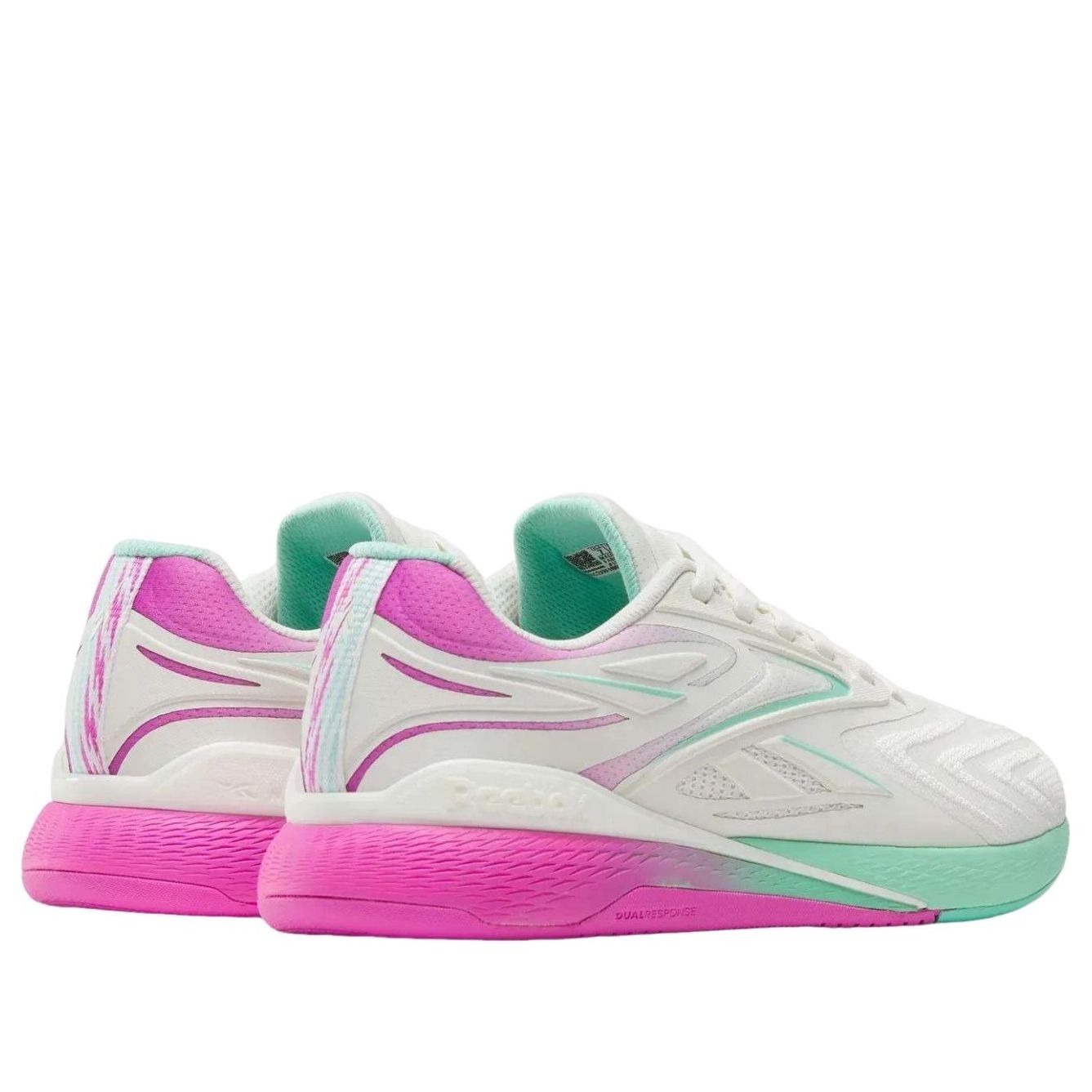 Reebok Nano X5 Edge Chalk Virtual Pink Aqua (Womens) 6 Reebok Nano X5 Edge Chalk Virtual Pink Aqua (Womens)