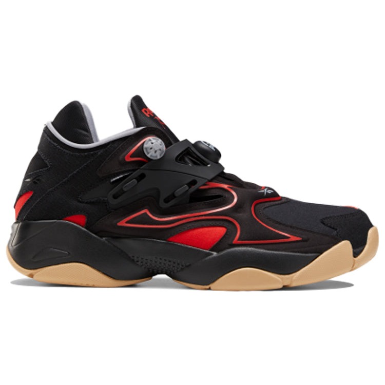 Reebok Pump Court Black Red Gum 4 Reebok Pump Court Black Red Gum