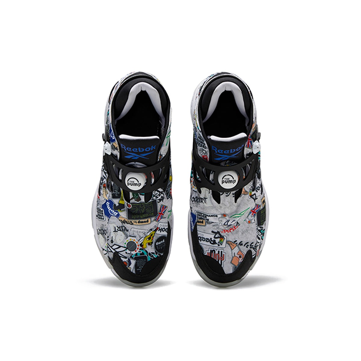 Reebok Pump Court Sticker City White Black 6 Reebok Pump Court Sticker City White Black