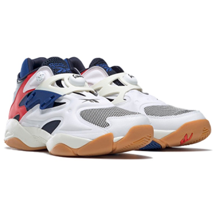 Reebok Pump Court White Navy Red 5 Reebok Pump Court White Navy Red