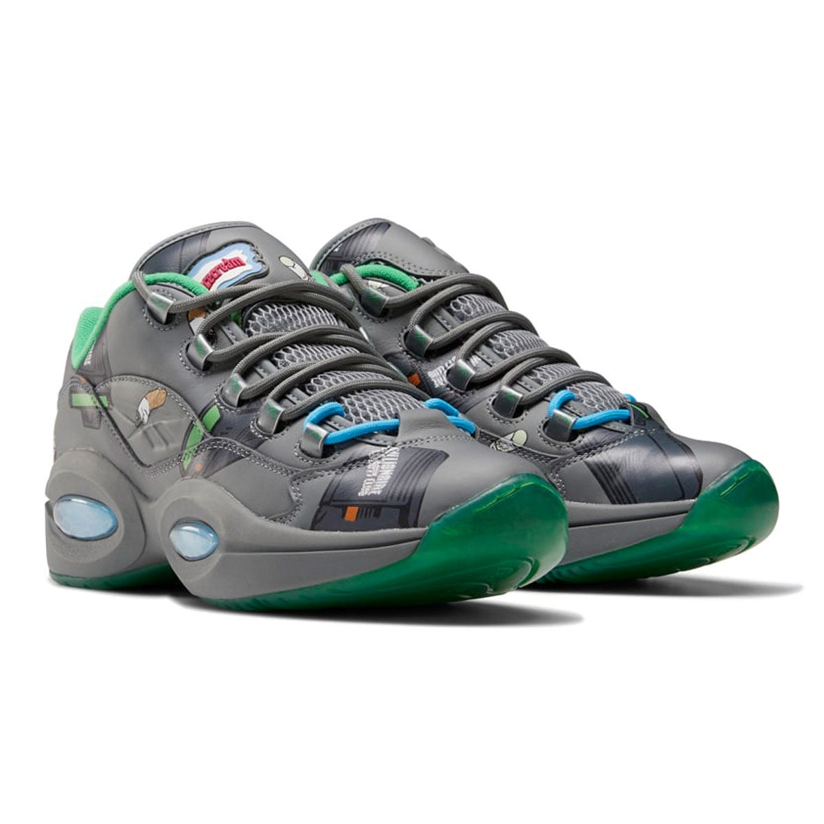 Reebok Question Low BBC Ice Cream Beepers & Butts 5 Reebok Question Low BBC Ice Cream Beepers & Butts