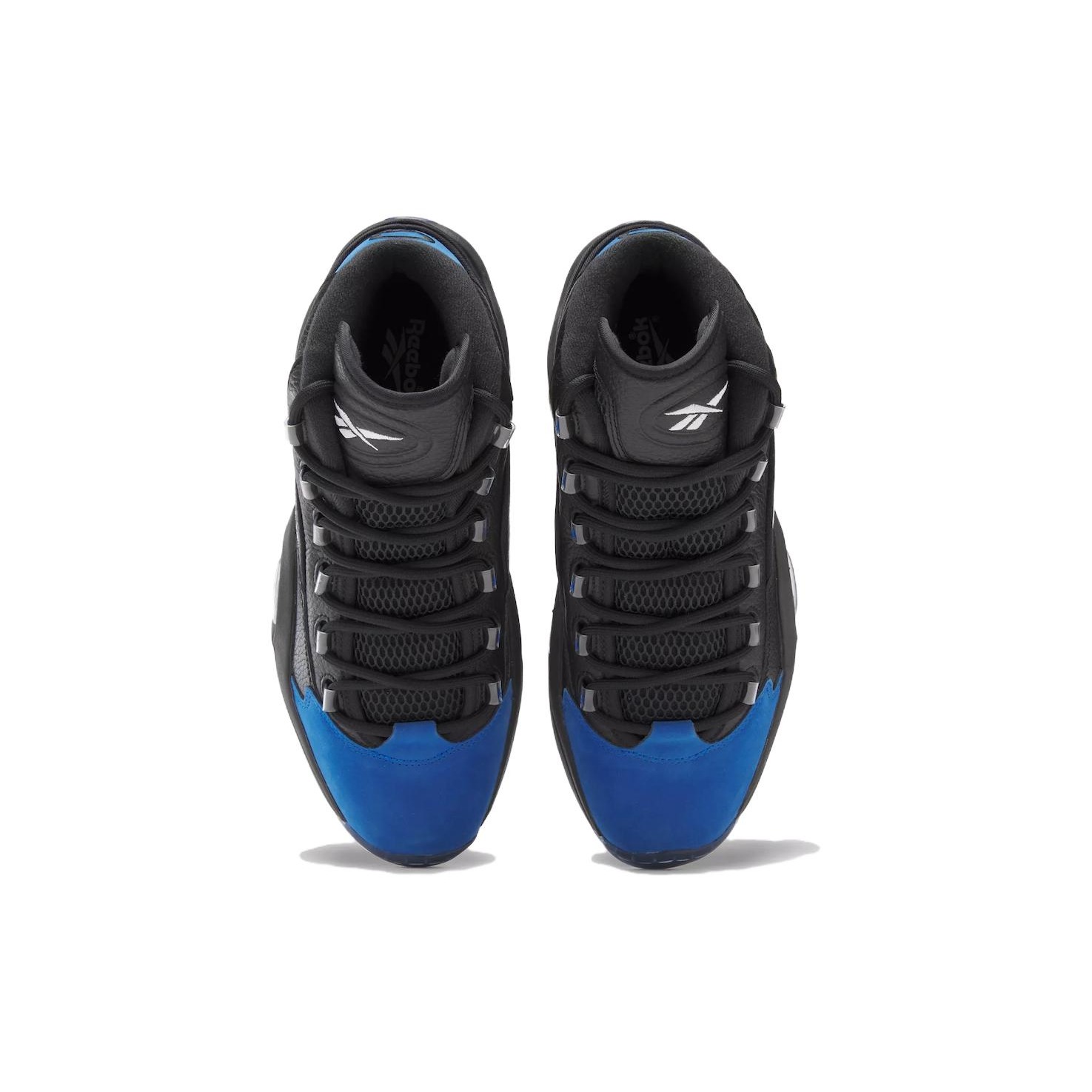 Reebok Question Mid Black and Blue 7 Reebok Question Mid Black and Blue