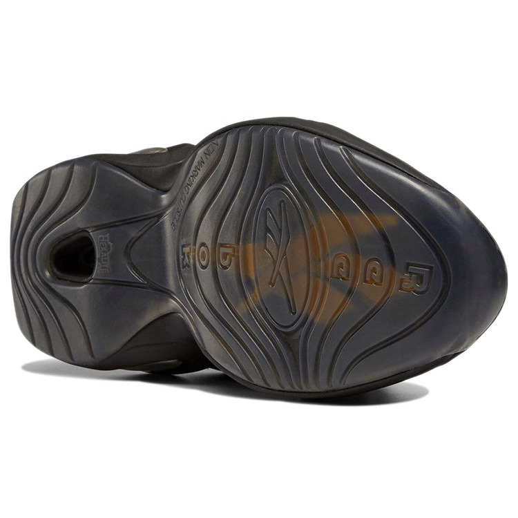 Reebok Question Mid Black Gold 8 Reebok Question Mid Black Gold
