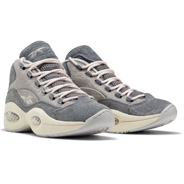 Reebok Question Mid Grey Suede