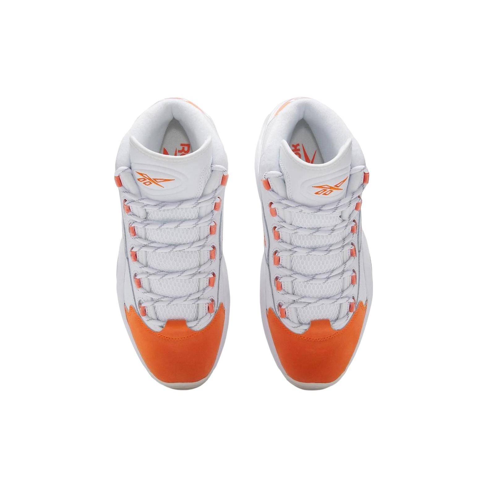Reebok Question Mid Orange Toe 6 Reebok Question Mid Orange Toe