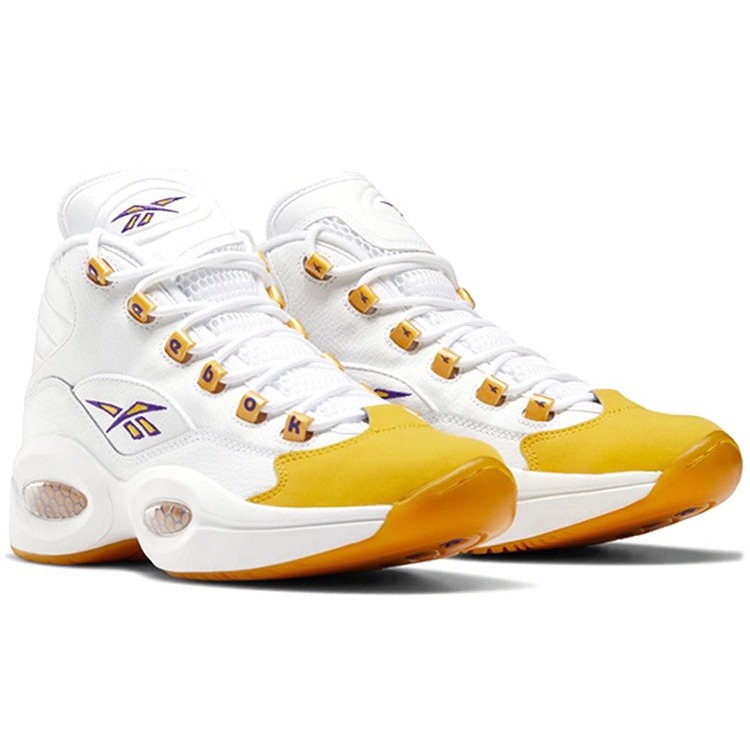Reebok Question Mid Yellow Toe 5 Reebok Question Mid Yellow Toe