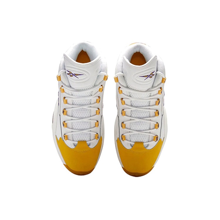 Reebok Question Mid Yellow Toe 7 Reebok Question Mid Yellow Toe