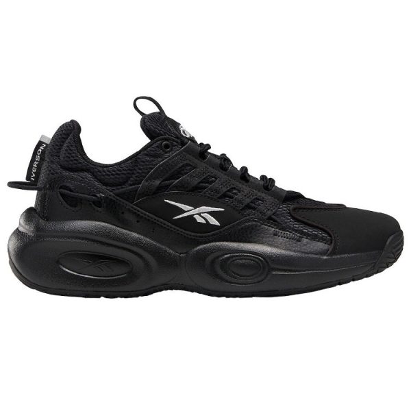 Reebok Solution Mid Black Silver Metallic