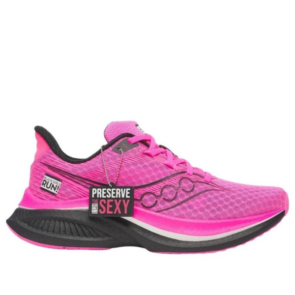 Saucony Endorphin Speed 5 Black Girls Run Hot Pink Black (Womens)