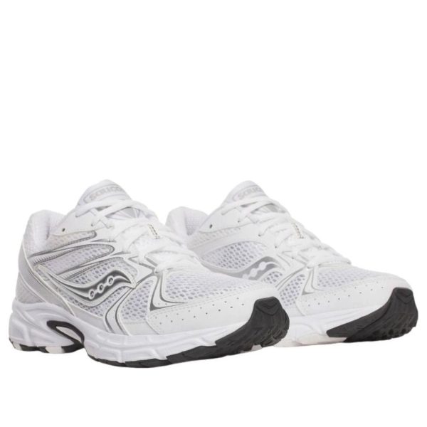 Saucony Grid Ride Millennium White Silver Black