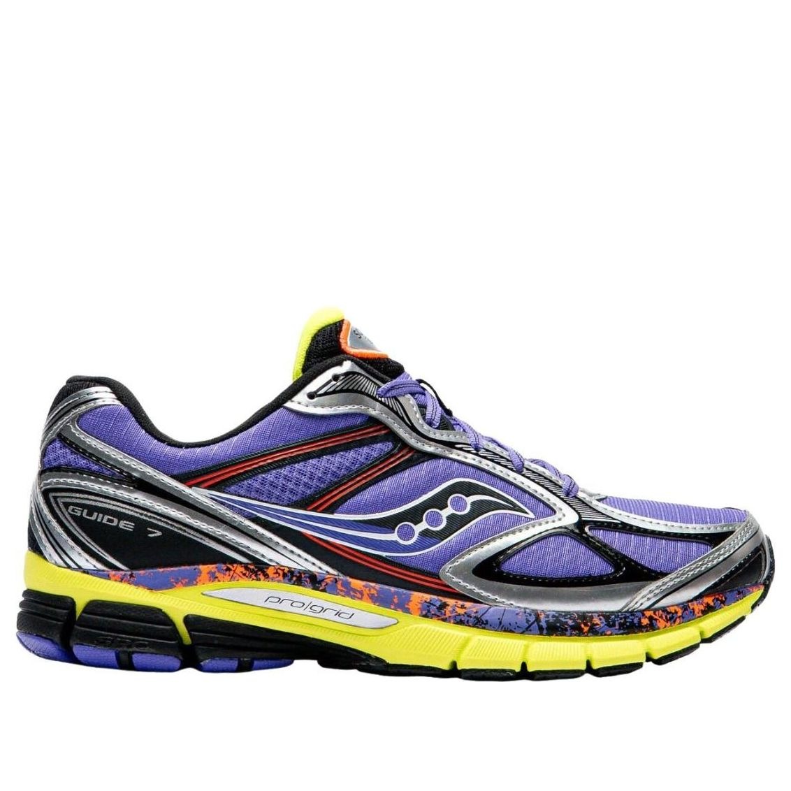 Saucony ProGrid Guide 7 Purple Citron 4 Saucony ProGrid Guide 7 Purple Citron