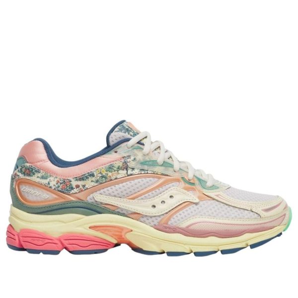 Saucony ProGrid Omni 9 Floral Beige Blue
