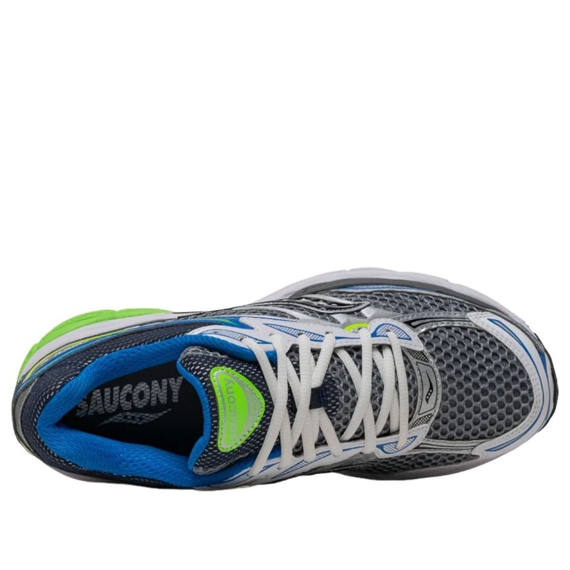 Saucony ProGrid Omni 9 Grey Slime Blue 6 Saucony ProGrid Omni 9 Grey Slime Blue