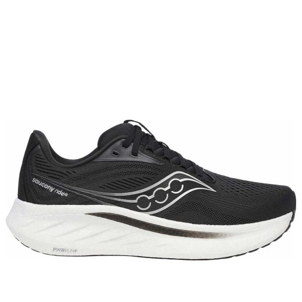 Saucony Ride 18 Black White