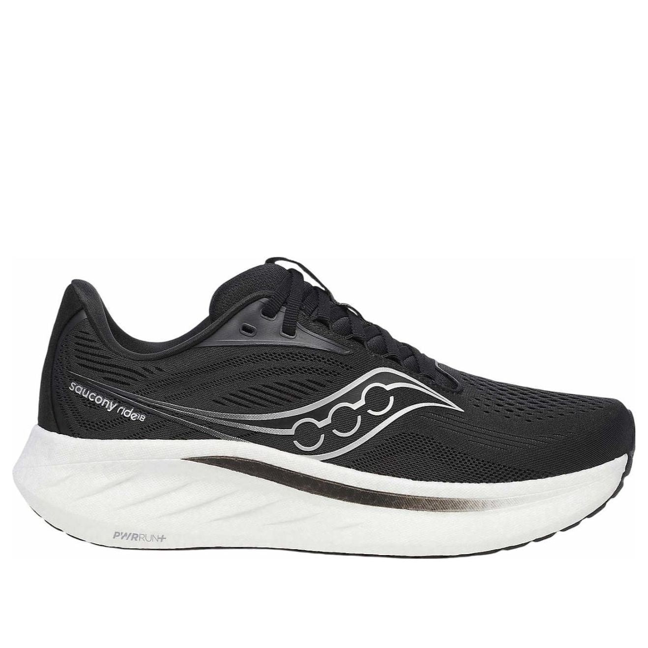 Saucony Ride 18 Black White 4 Saucony Ride 18 Black White