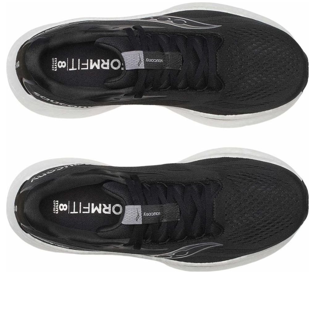 Saucony Ride 18 Black White 6 Saucony Ride 18 Black White