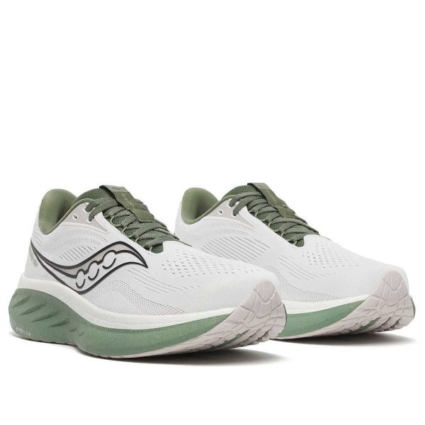 Saucony Ride 18 White Olivine