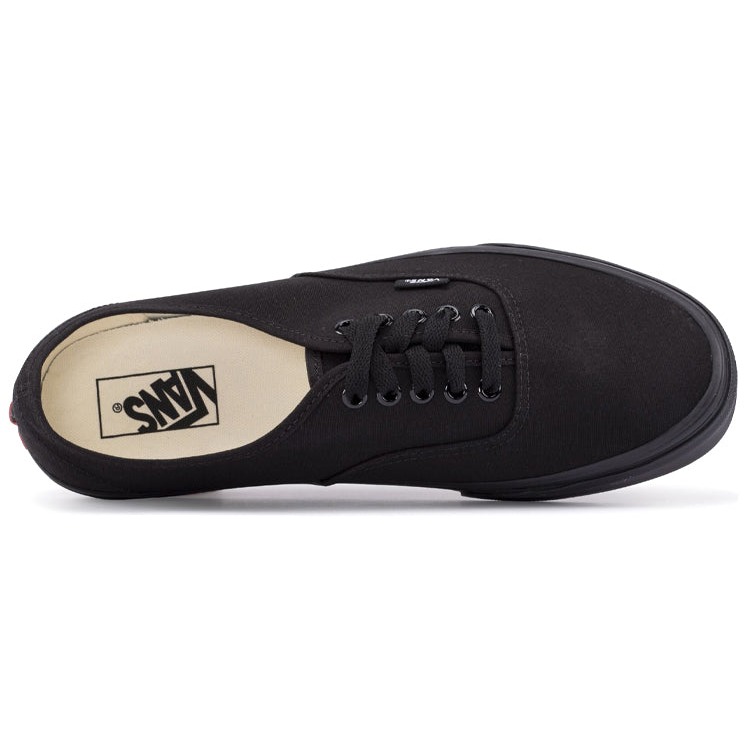Vans Authentic Black Canvas 6 Vans Authentic Black Canvas