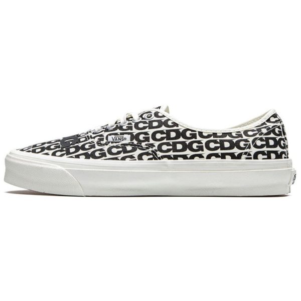 Vans Authentic Comme des Garcons Black Heel Tab (Curved Rubber)