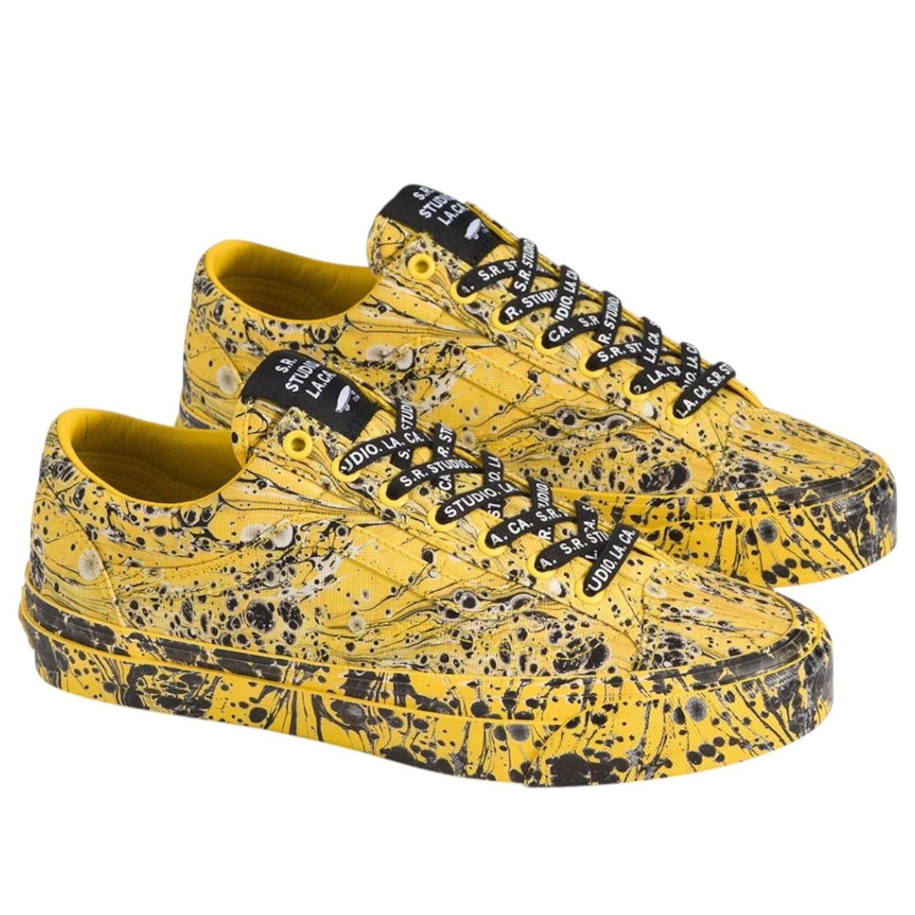 Vans Authentic S.R. Studio LA. CA. Black Yellow 4 Vans Authentic S.R. Studio LA. CA. Black Yellow