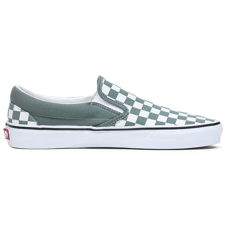 Vans Classic Slip-On Color Theory Checkerboard Green White 4 Vans Classic Slip-On Color Theory Checkerboard Green White