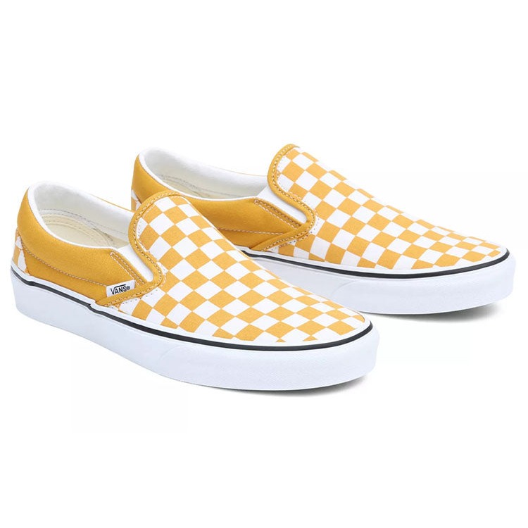Vans Classic Slip-On Color Theory Checkerboard Yellow White 5 Vans Classic Slip-On Color Theory Checkerboard Yellow White