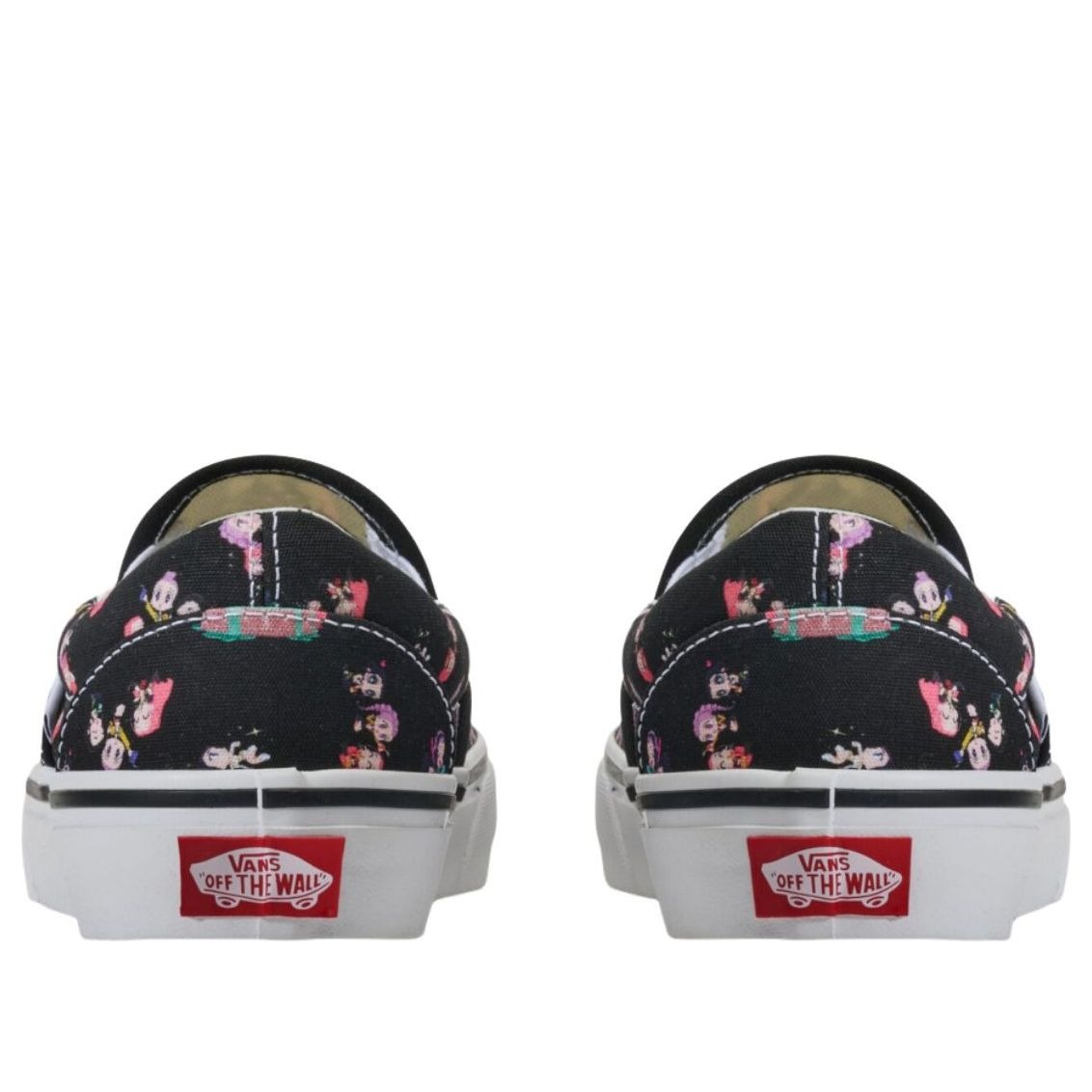 Vans Classic Slip-On KPop Demon Hunters Black Multi-Color 6 Vans Classic Slip-On KPop Demon Hunters Black Multi-Color