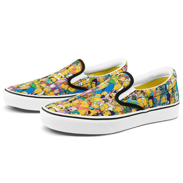 Vans Comfycush Slip-On The Simpsons Collage