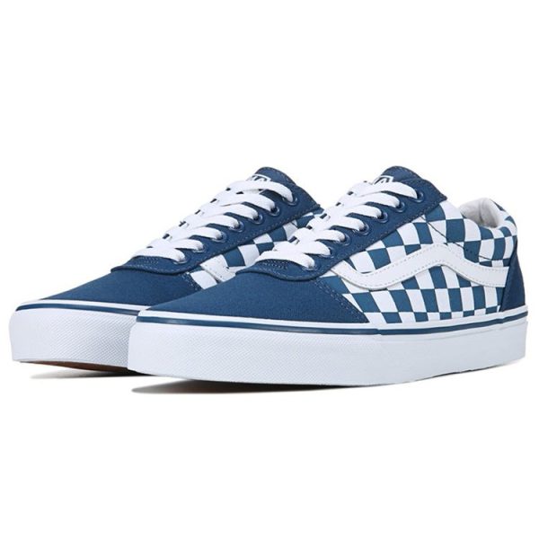 Vans Old Skool Blue Checkerboard