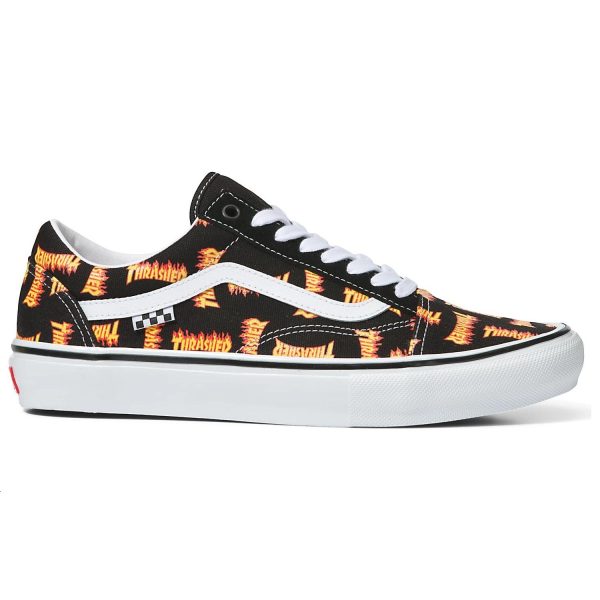 Vans Old Skool Thrasher All Over Flame Logo