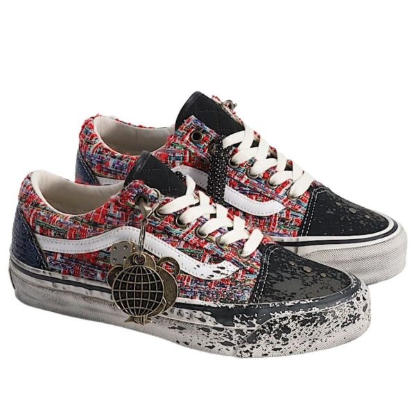 Vans Premium Old Skool Charms Red Black