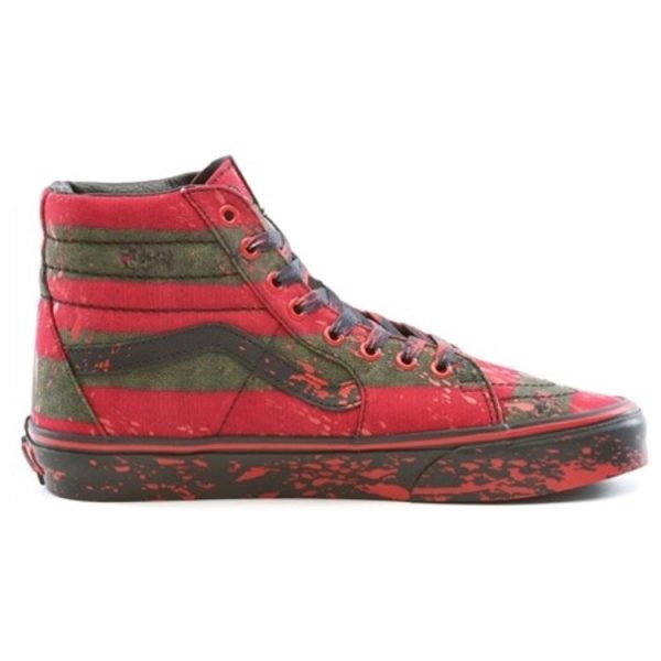 Vans Sk8-Hi Horror Pack Nightmare on Elm Street Freddy Krueger