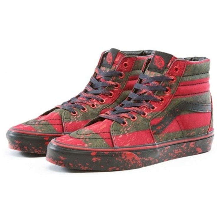 Vans Sk8-Hi Horror Pack Nightmare on Elm Street Freddy Krueger 5 Vans Sk8-Hi Horror Pack Nightmare on Elm Street Freddy Krueger