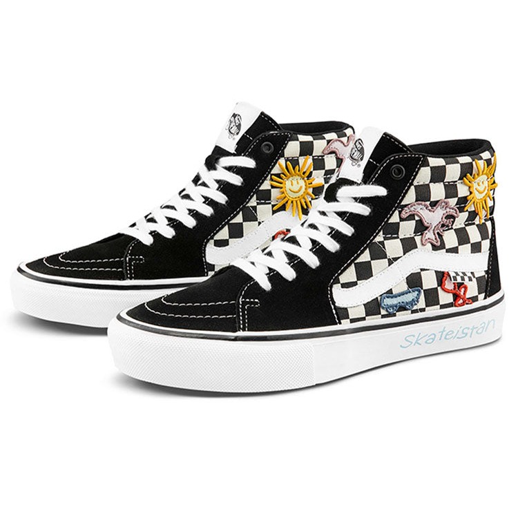 Vans Sk8-Hi Skateistan Checkerboard 4 Vans Sk8-Hi Skateistan Checkerboard