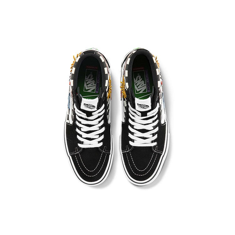 Vans Sk8-Hi Skateistan Checkerboard 5 Vans Sk8-Hi Skateistan Checkerboard