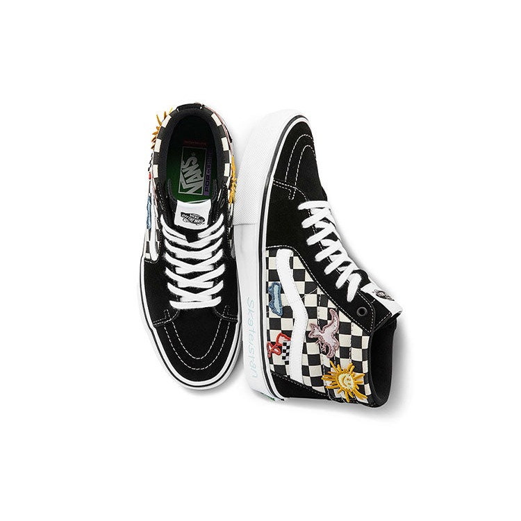 Vans Sk8-Hi Skateistan Checkerboard 6 Vans Sk8-Hi Skateistan Checkerboard