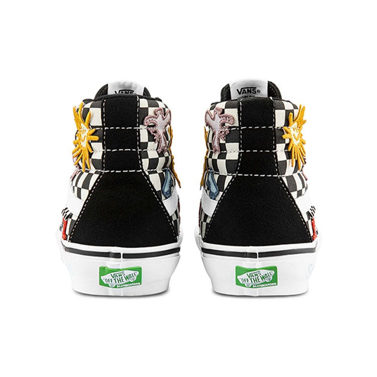 Vans Sk8-Hi Skateistan Checkerboard 7 Vans Sk8-Hi Skateistan Checkerboard
