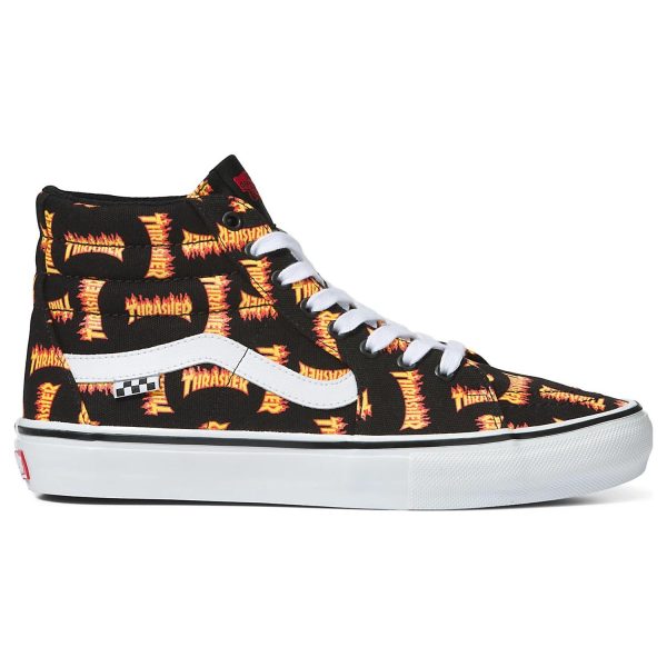 Vans Sk8-Hi Thrasher Allover Logo Black