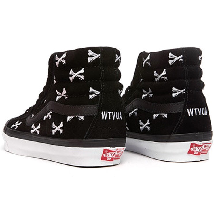 Vans Sk8-Hi WTAPS Bones Black 6 Vans Sk8-Hi WTAPS Bones Black