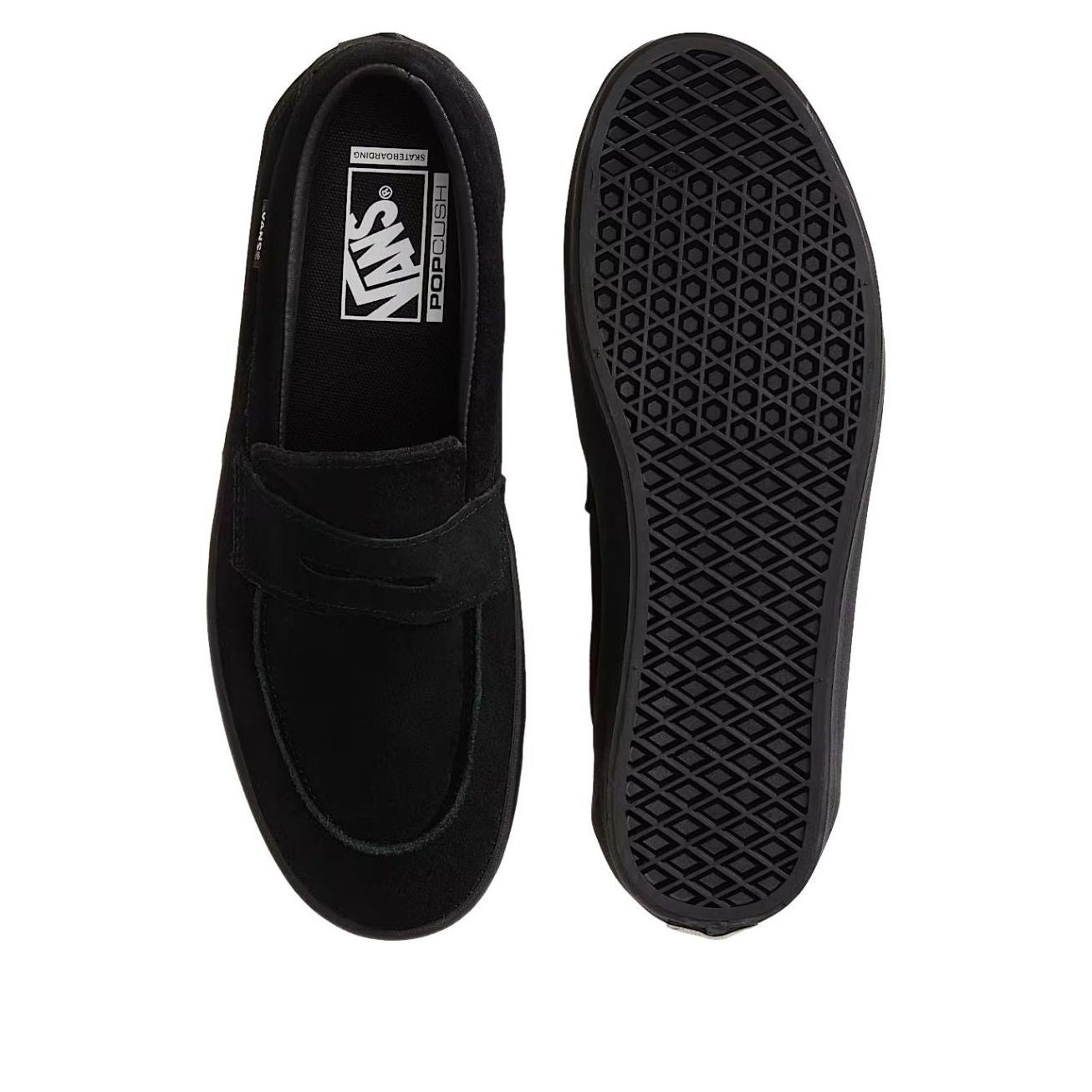 Vans Skate Loafer Black Suede 5 Vans Skate Loafer Black Suede