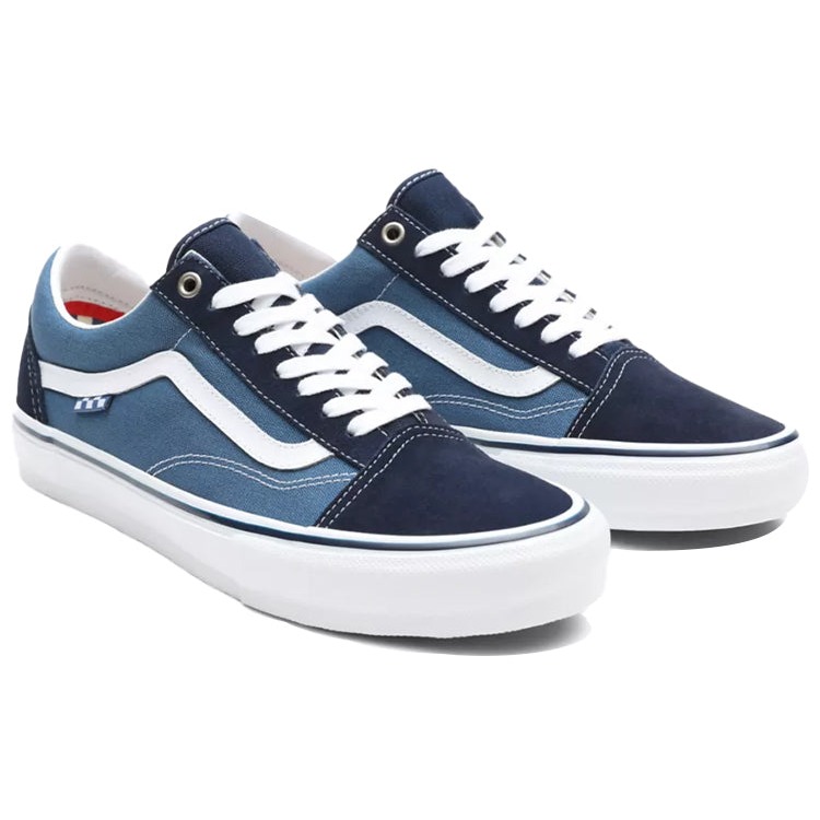 Vans Skate Old Skool Navy White 5 Vans Skate Old Skool Navy White